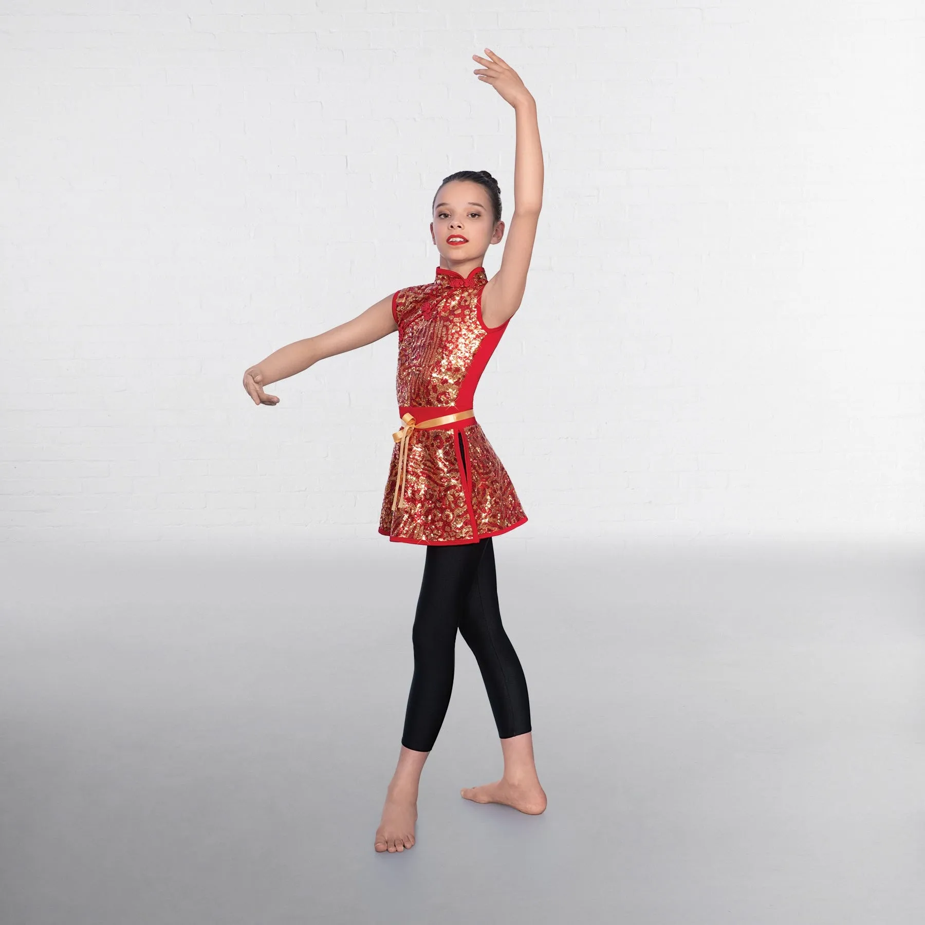 1st Position Robe Par-Dessus Chinoise Brillante