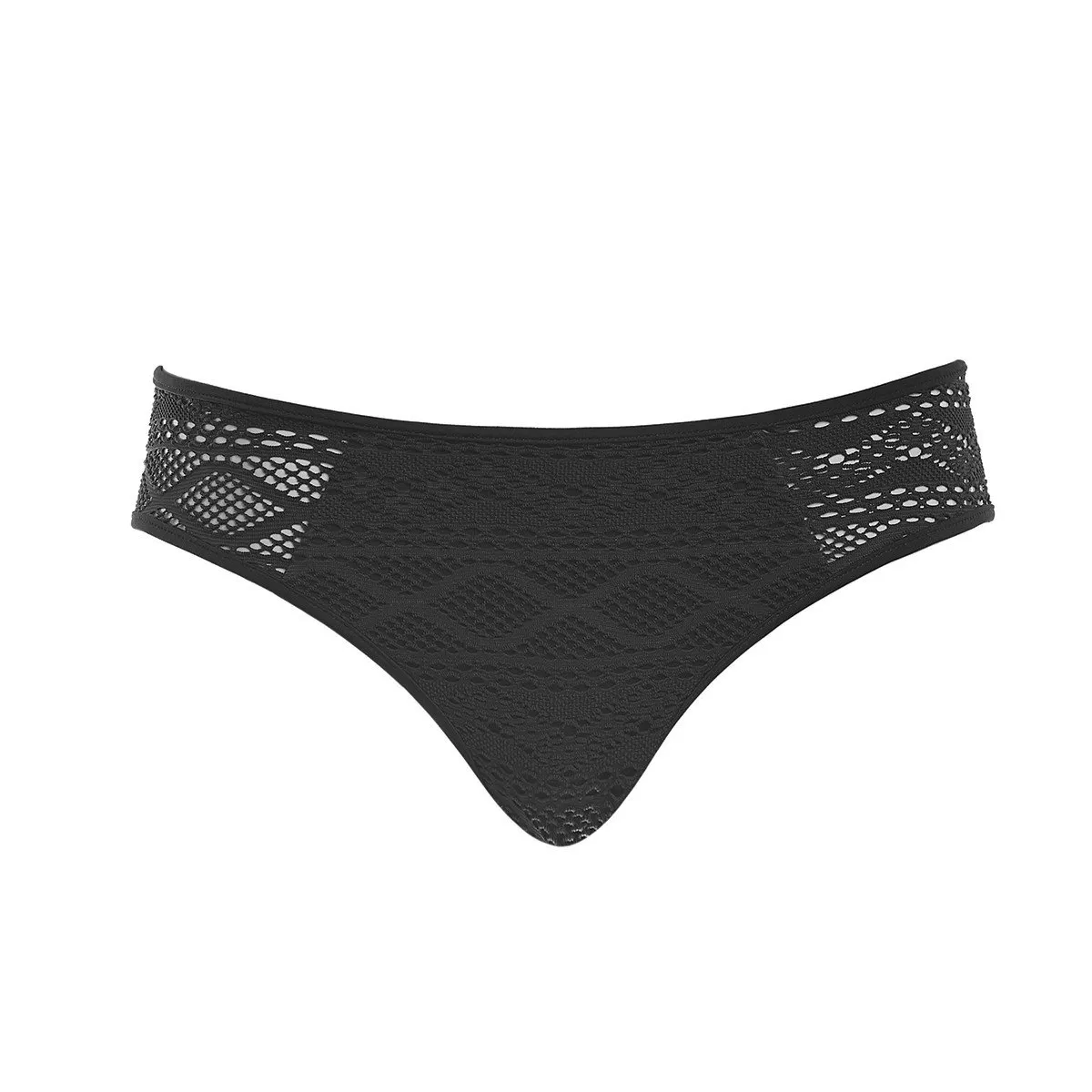 Bas de maillot de bain en crochet Sundance noir de Freya Swim