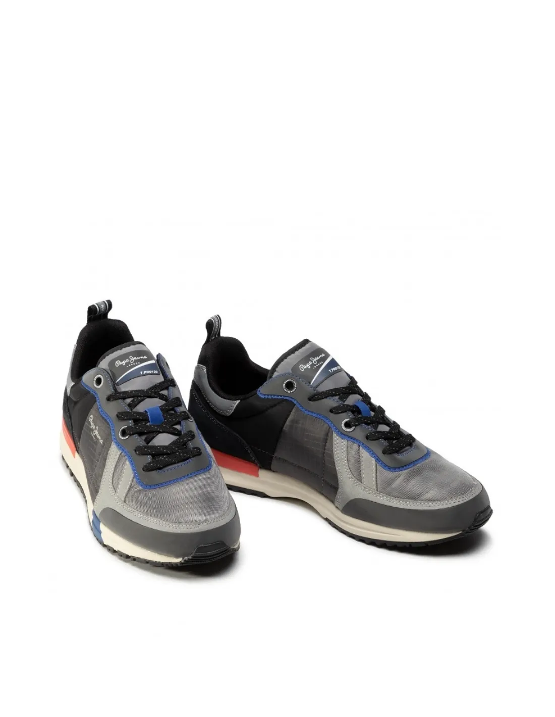 Baskets Pepe Jeans Homme Ref 54906 Gris