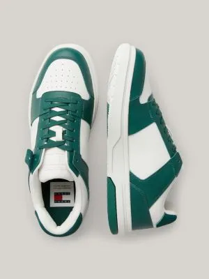 Baskets The Brooklyn colour-block en cuir | Vert | Tommy Hilfiger