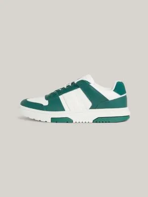 Baskets The Brooklyn colour-block en cuir | Vert | Tommy Hilfiger