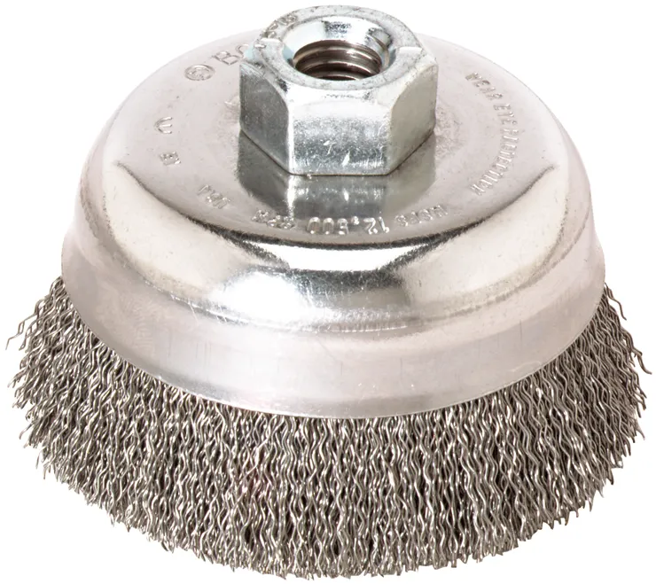 Bosch WB511 Brosse crêpée boisseau 6" x 5/8"-11