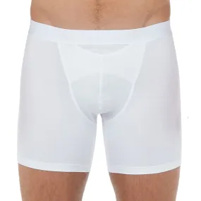 Boxer HO1 long Classic - blanc - HOM : vente shorty boxers homme HO...