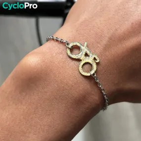 Bracelet Vélo Feuille d'Or