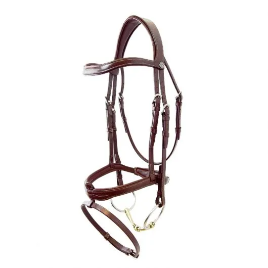 Bridon cheval muserolle combinée Signature - Antarès - ANTARES - Bridons - Equestra