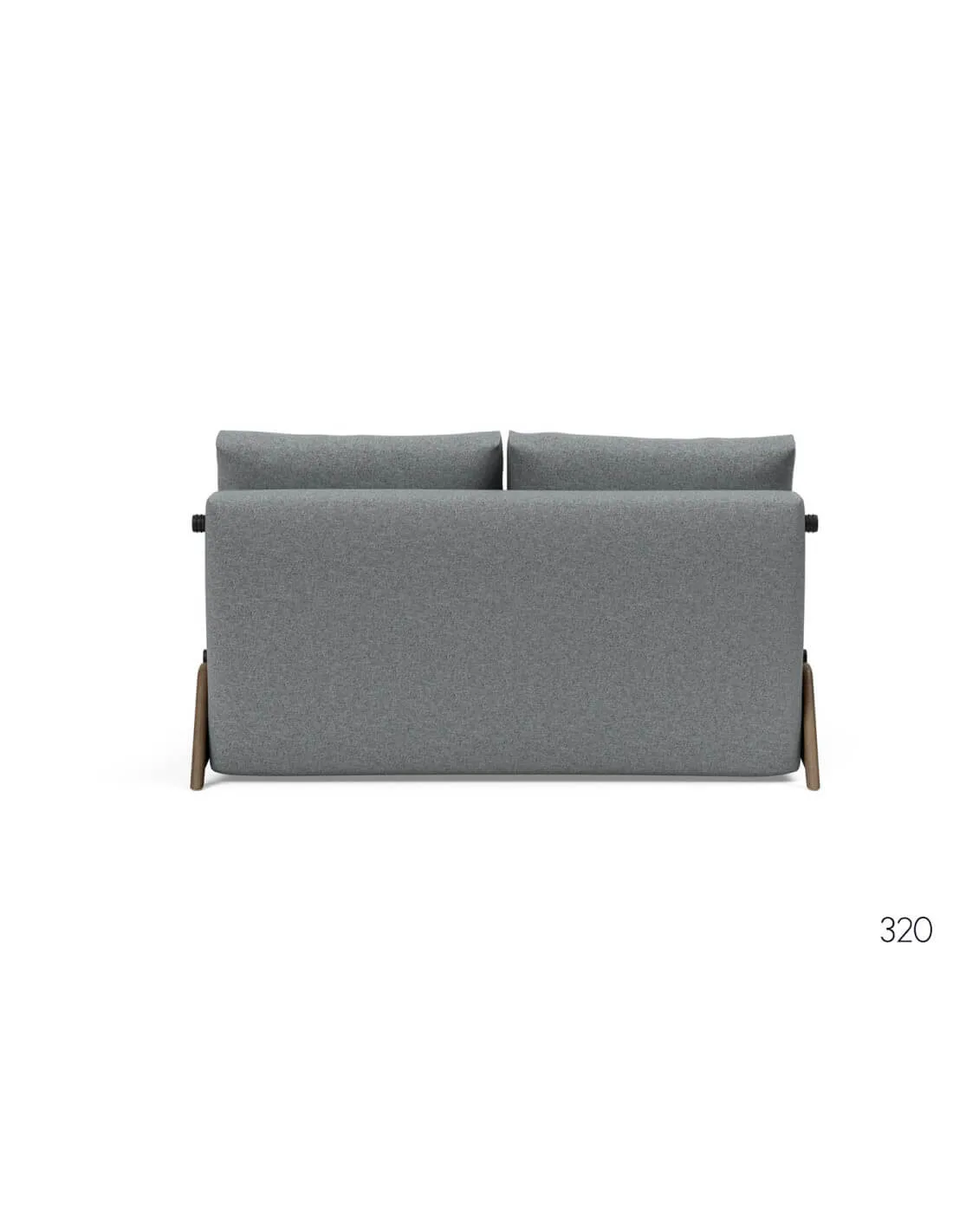 Canape lit idéal studio pieds bois foncé - ILB500 Innovation living