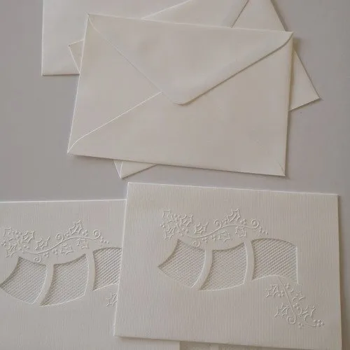 Cartes à broder x3 thème noël et leurs enveloppes