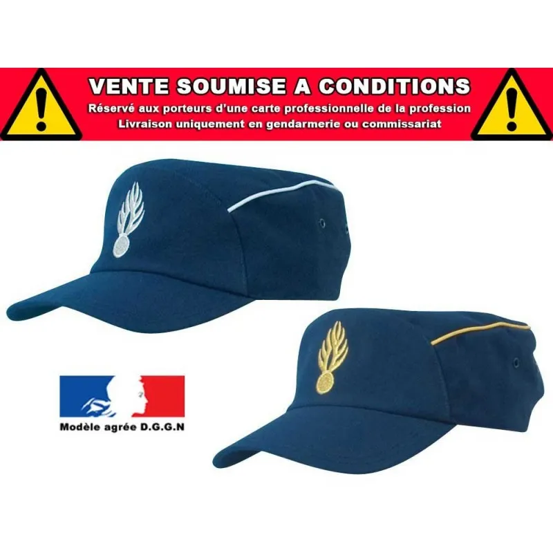 Casquette brodée gendarmerie