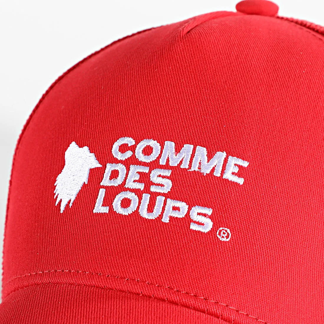 Casquette Trucker Classic Rouge Comme Des Loups