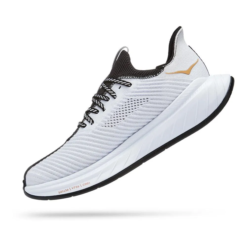 Chaussures running Hoka Femme | Hoka Carbon X 3 Black/White pour femme | 1123193-BWHT