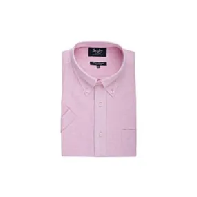 Chemise coton et lin Chambray Rose - Poche poitrine Colten Mc