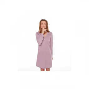 Chemise de nuit anthracite Douce POMM'POIRE - Violet | 3 Suisses