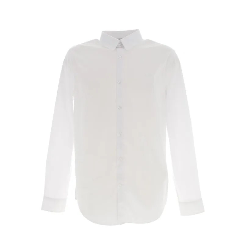 Chemise imprimées feuillage blanc vert homme - Rms 26 | wimod