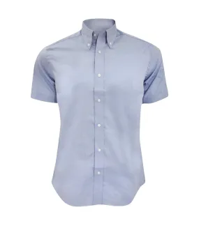 Chemise à manches courtes homme bleu clair Kustom Kit