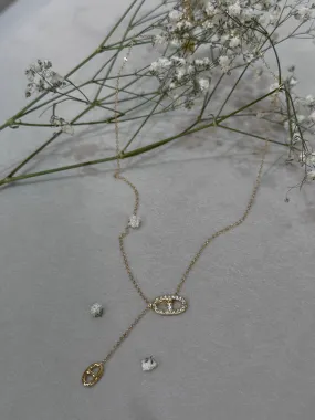 Collier DD strass
