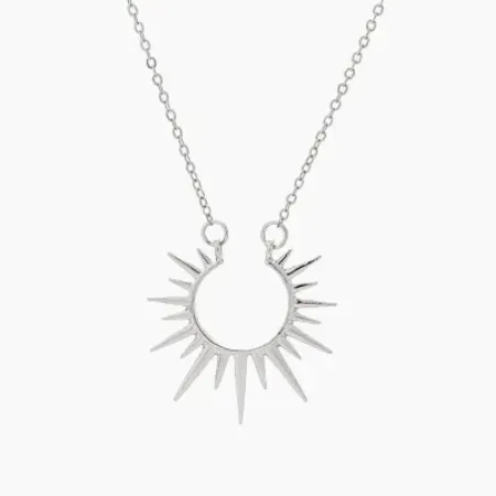 Collier Métallique Décor Soleil
