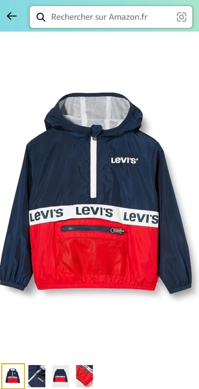 Coupe vent / kway Levi's - Levi’s - 12 ans  | Beebs