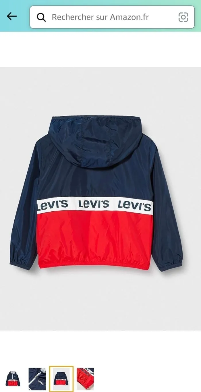 Coupe vent / kway Levi's - Levi’s - 12 ans  | Beebs
