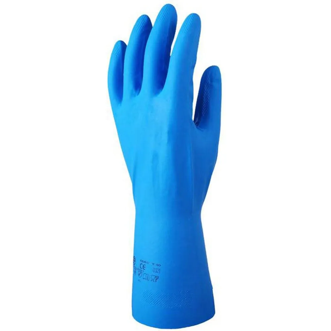 Coverguard - Gants de protection chimique bleu en acrylonitrile EUROCHEM N5560 (Pack de 10)