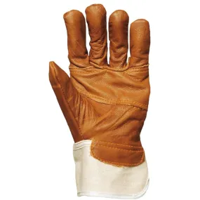 Coverguard - Gants manutention Docker marron fleur d'ameublement EUROSTRONG 270 (Pack de 120)