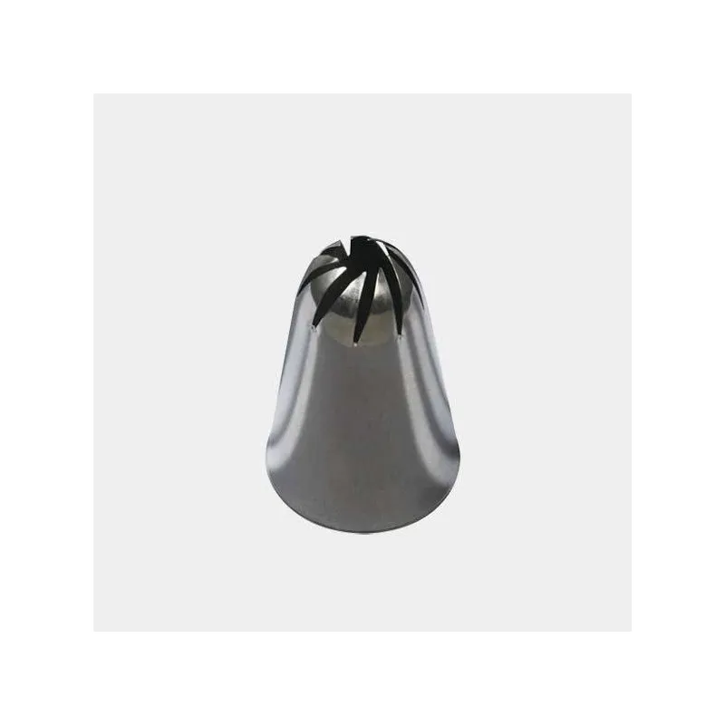 Douille Inox cannelée à rose de BUYER  8 dents D1.4 cm