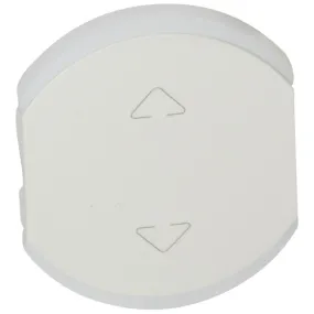 Enjoliveur double Céliane pour volets roulants blanc (068259)