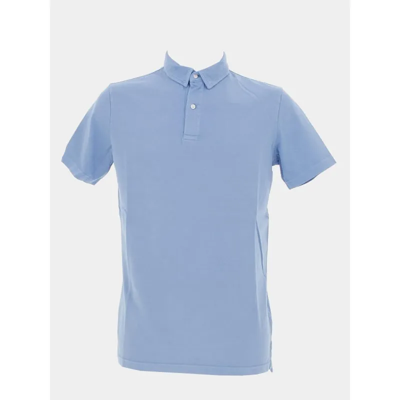 Exclusivité : Polo manches courtes bleu homme - Jack & Jones | wimod