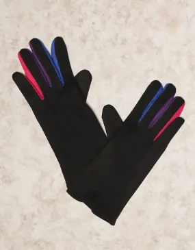 Gants fins chauds noir - Bonnets & Gants