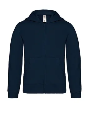 Gilet sweat enfant zippé à capuche - WK682 - bleu marine 