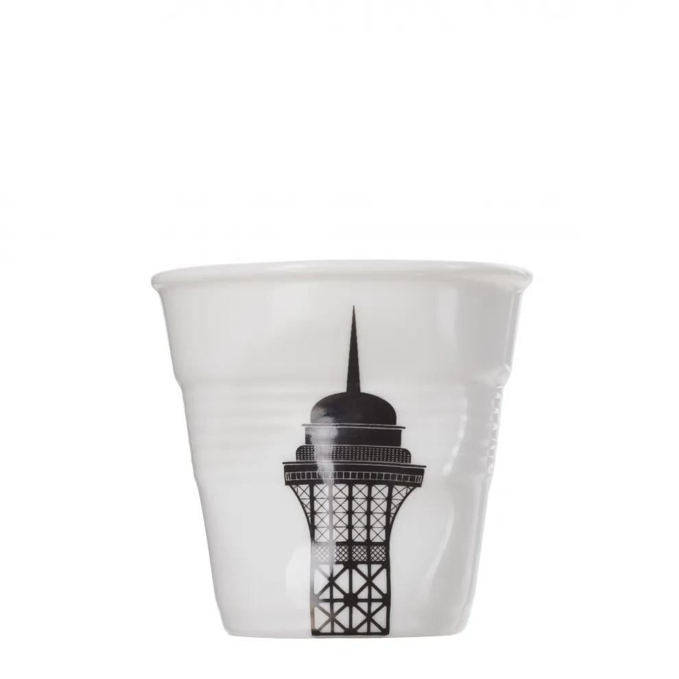 Gobelet froissé Espresso 8 cl Tour Eiffel