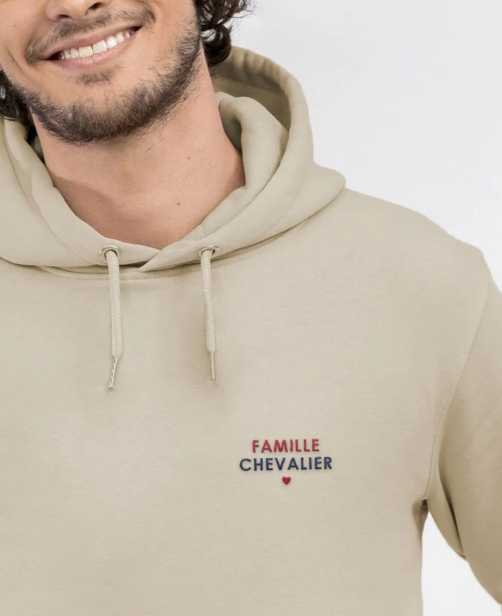 Hoodie homme Nom de famille brodé personnalisé