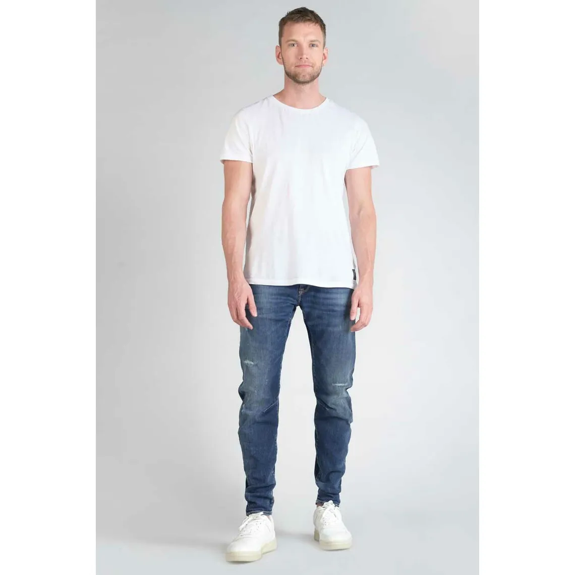 Jeans slim - Bleu en coton | 3 Suisses