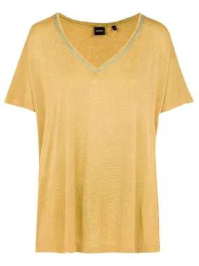 KAPORAL - T-shirt col v - Jaune