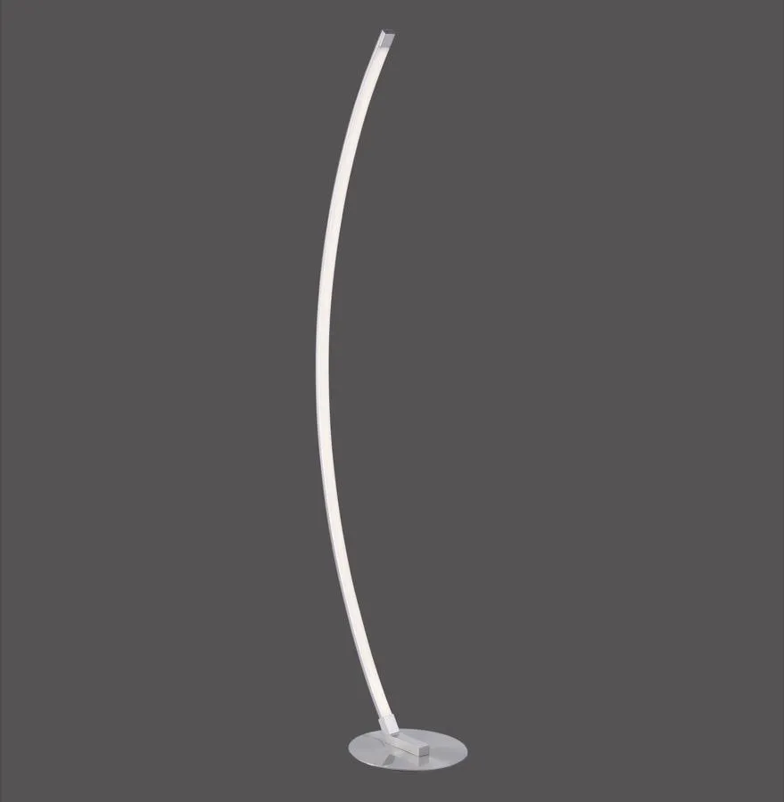 Lampadaire led Leuchten Direkt Bella Gris Métal - Verre Acrylique
