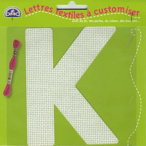 Lettre à broder " k "