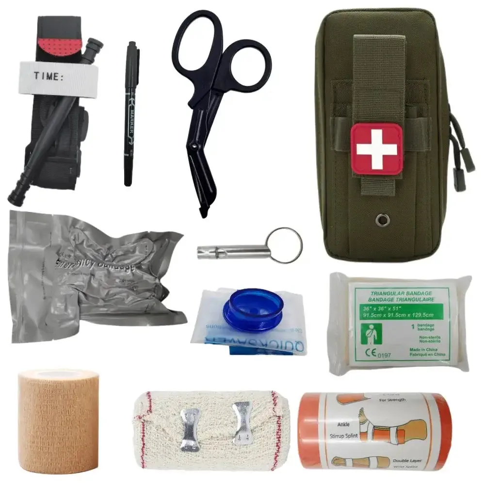 Mini-trousse de secours IFAK 10 en 1