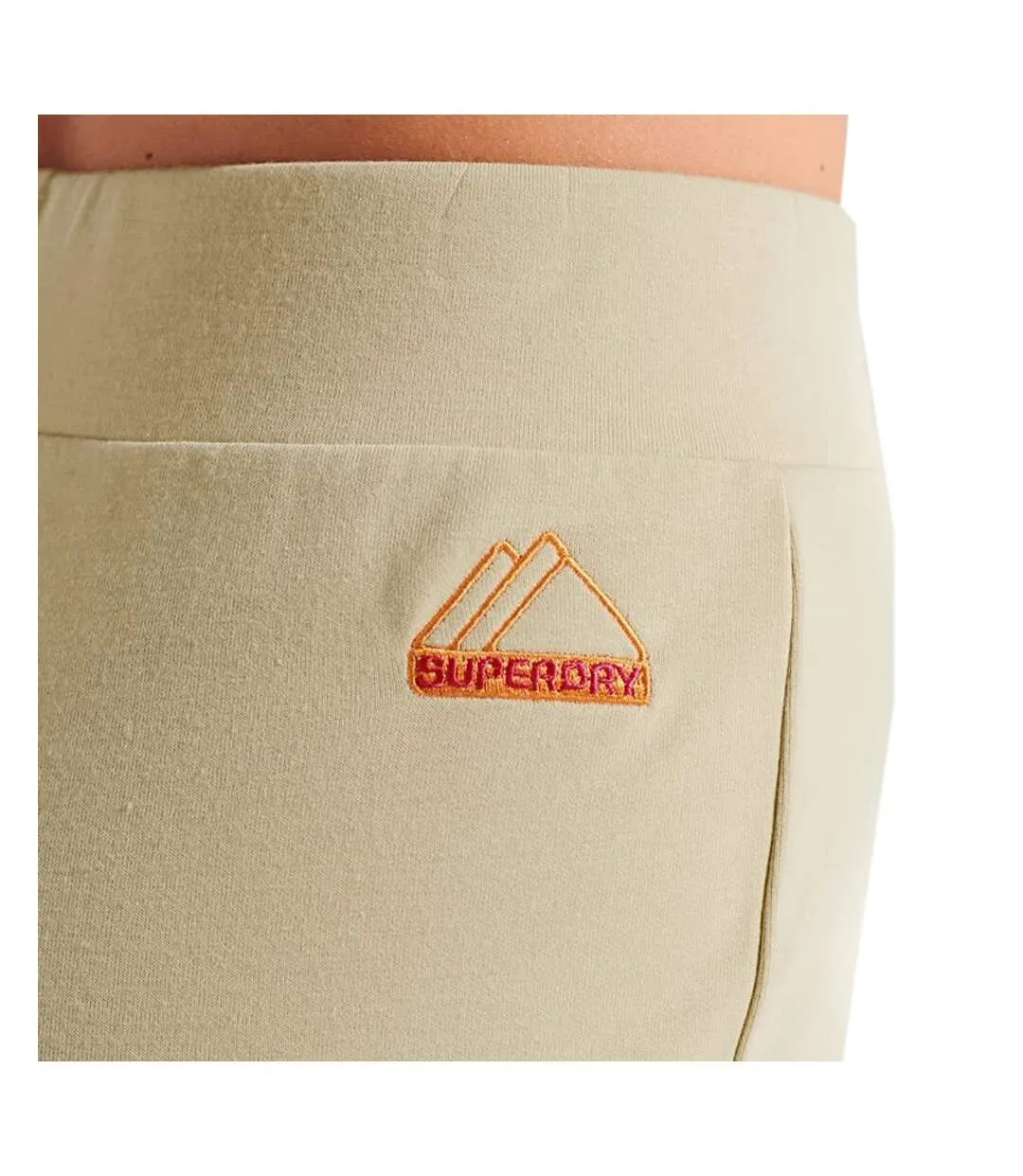 Pantalon Beige Femme Superdry Mountain Sport Flare