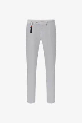 Pantalon slim en coton et cachemire Nisida