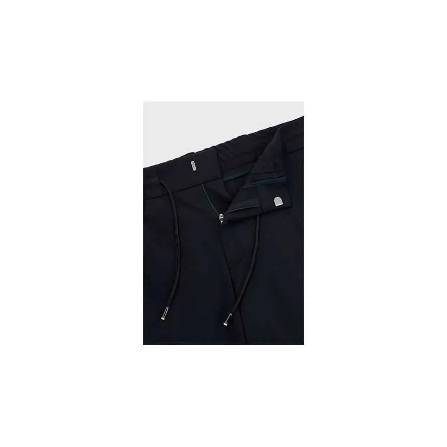 Pantalon Slim Fit En Jersey Stretch Bleu Marine Boss | Toulouse