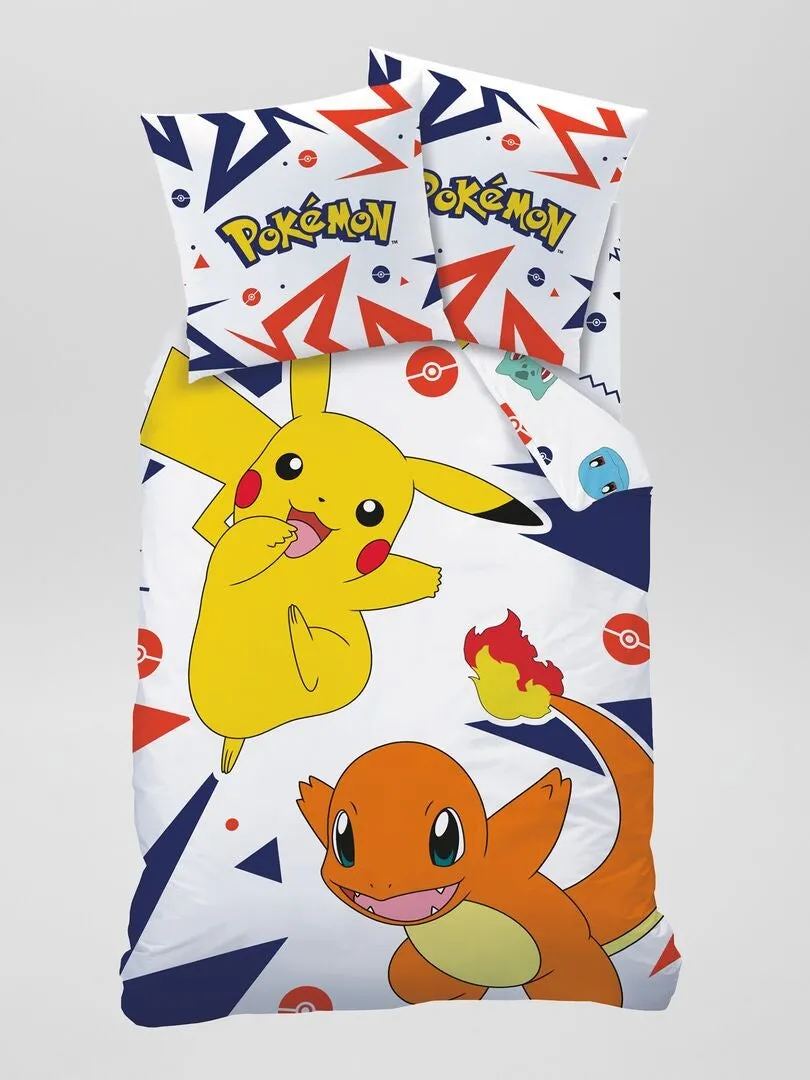 Parure de lit 'Pokémon' - 1 personne - Multicolor