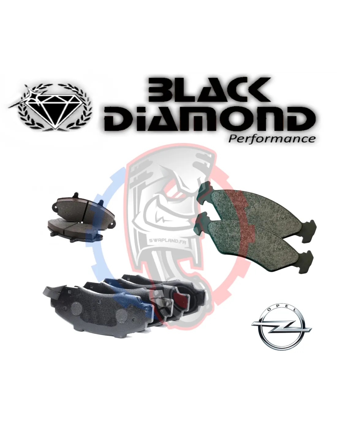 Plaquettes de frein Black diamond pour Opel Vivaro 
