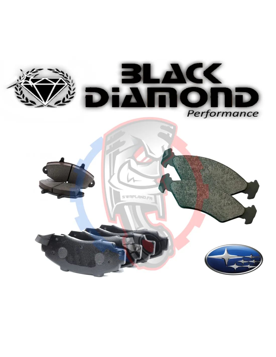 Plaquettes de frein Black diamond pour Subaru Small Vans 