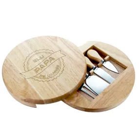 Plateau à fromage pivotant Elu Papa de l'année 