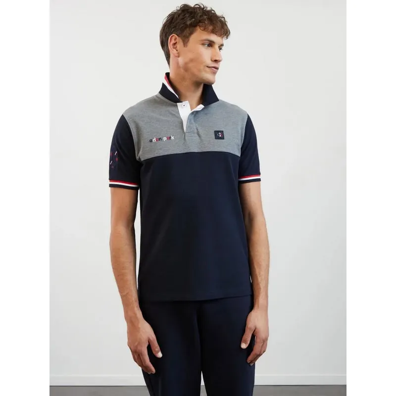 Polo bicolore pilier bleu marine homme - Eden Park | wimod