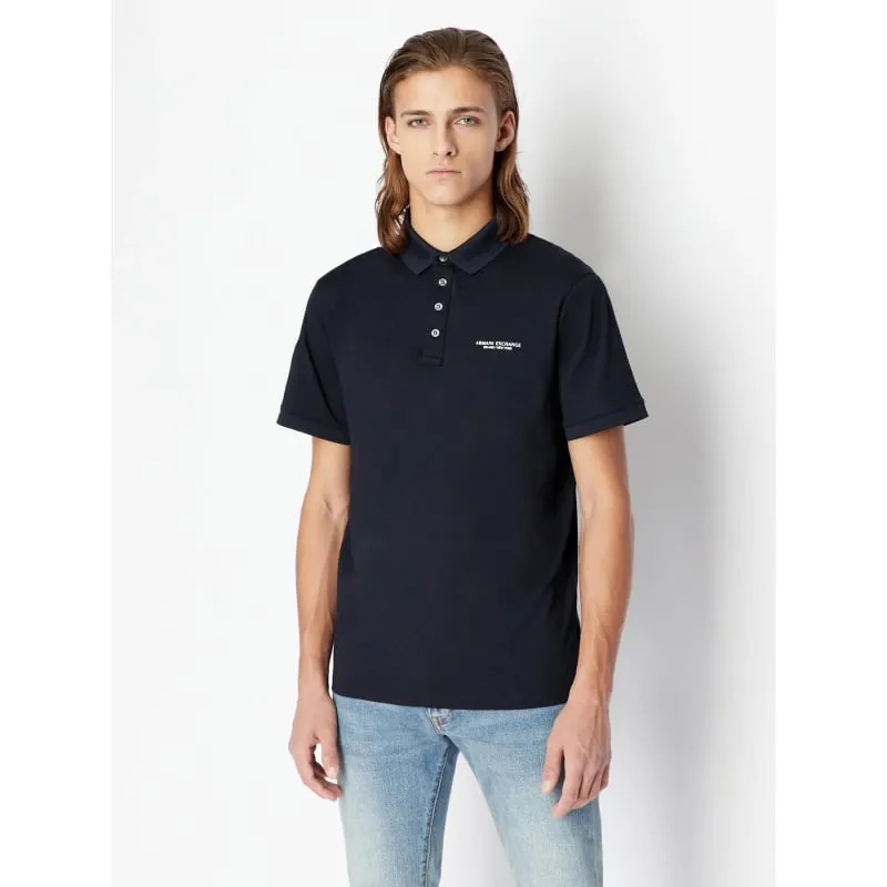 Polo bicolore pilier bleu marine homme - Eden Park | wimod