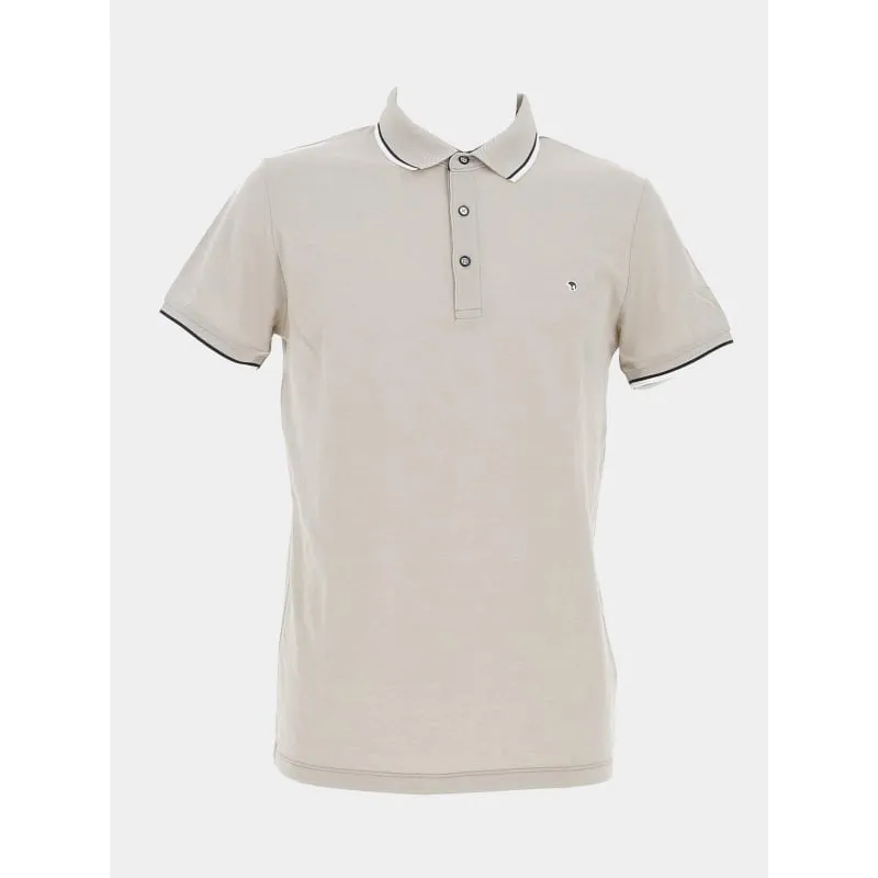 Polo bicolore pilier bleu marine homme - Eden Park | wimod