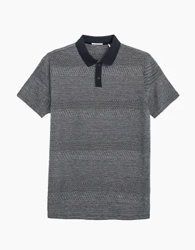 Polo jacquard homme