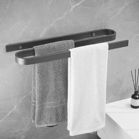Porte de serviette forme de S en aluminium spatial moderne pour bains