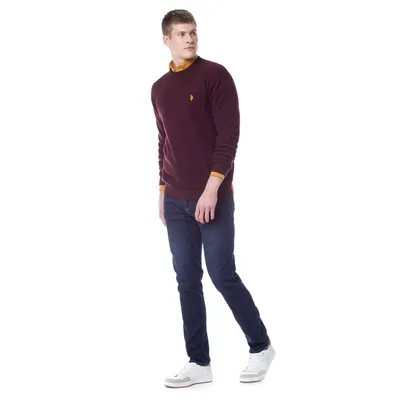Pull n°359 - bordeaux - Us polo