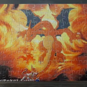 Puzzle dracaufeu personnalisé
